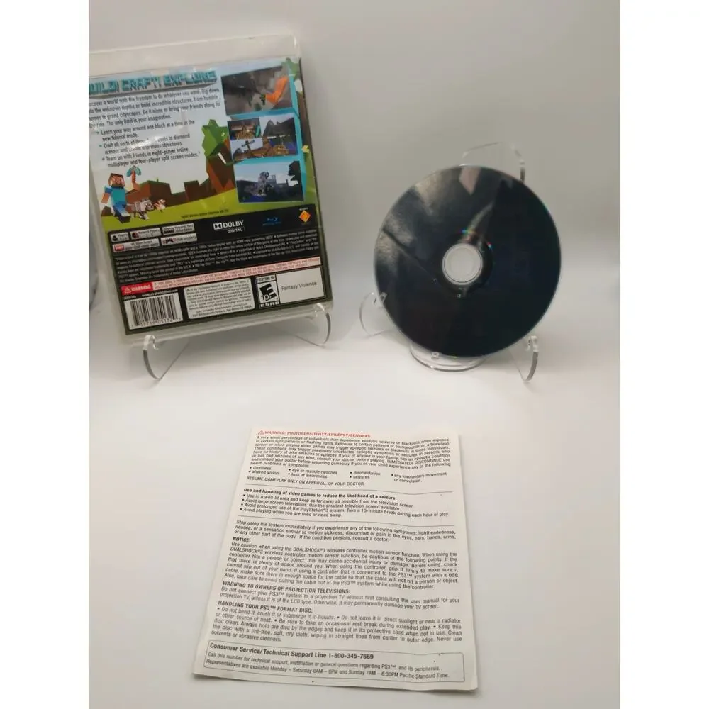 Minecraft PlayStation 3 Edition Case+Disc